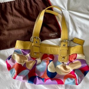 Coach Soho Scarf Print Handbag